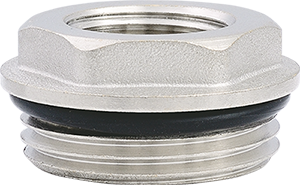 Reducing bushing with O-ring