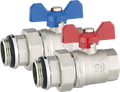 Ball valve with union