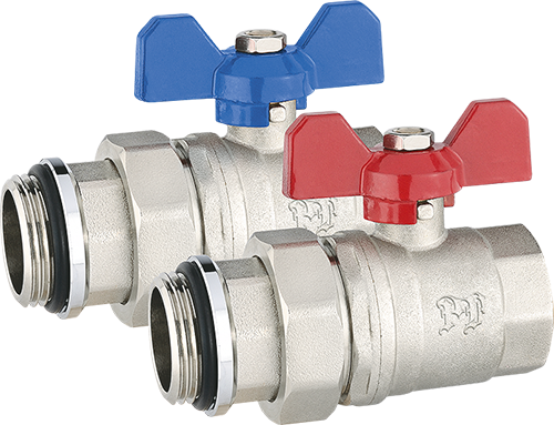 Ball valve with union