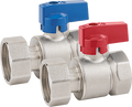 Ball valve F/F with union nut