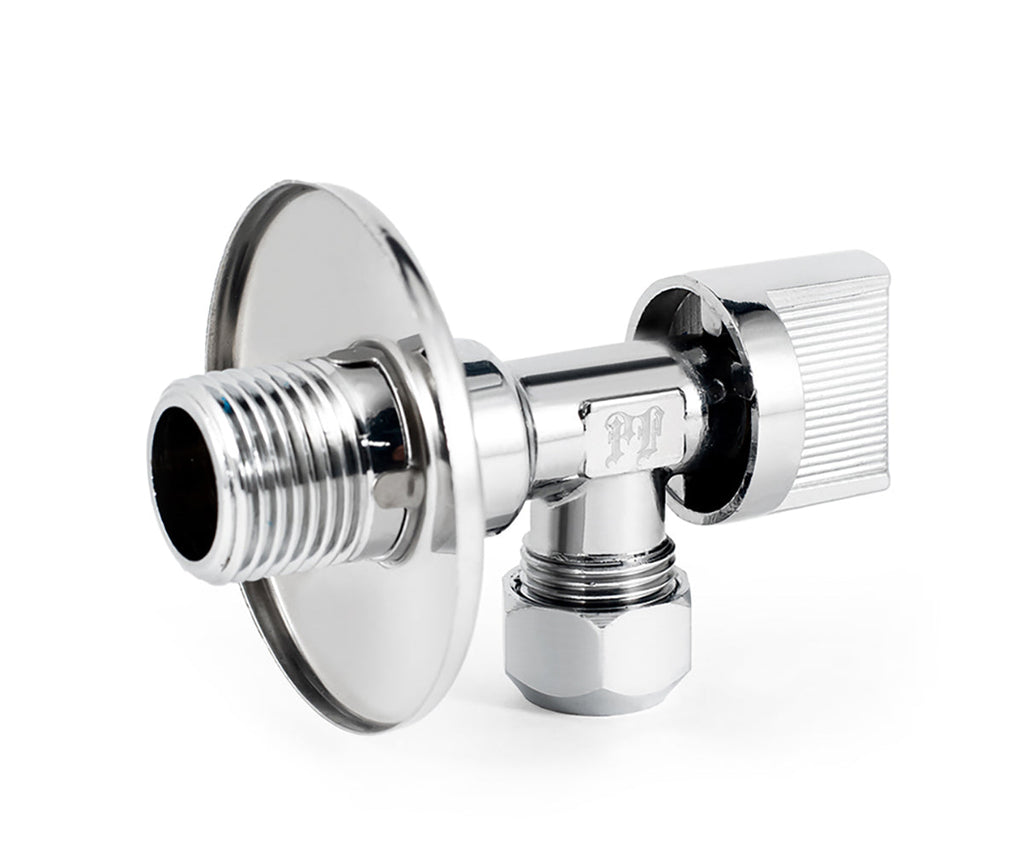 Angle collet valve, metal handle — view 4