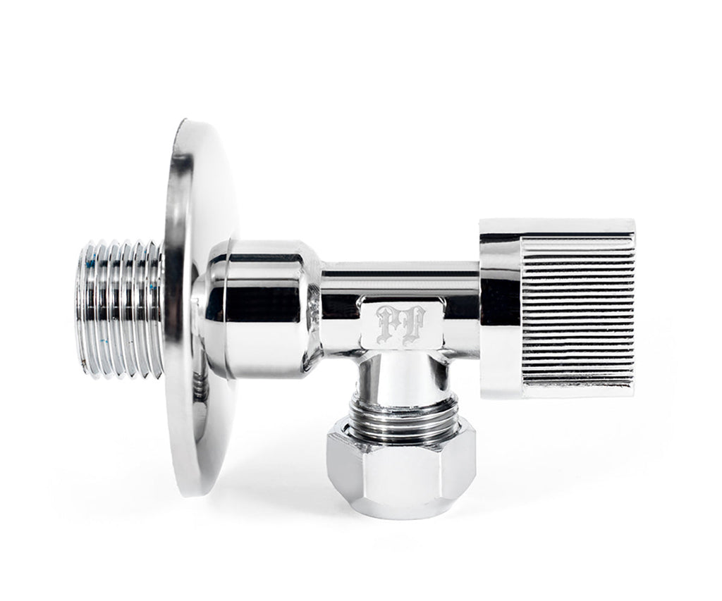 Angle collet valve, metal handle — view 5