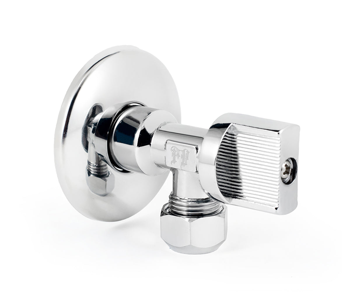 Angle collet valve, metal handle — view 6