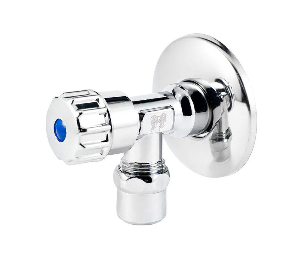 Angle collet valve — view 1