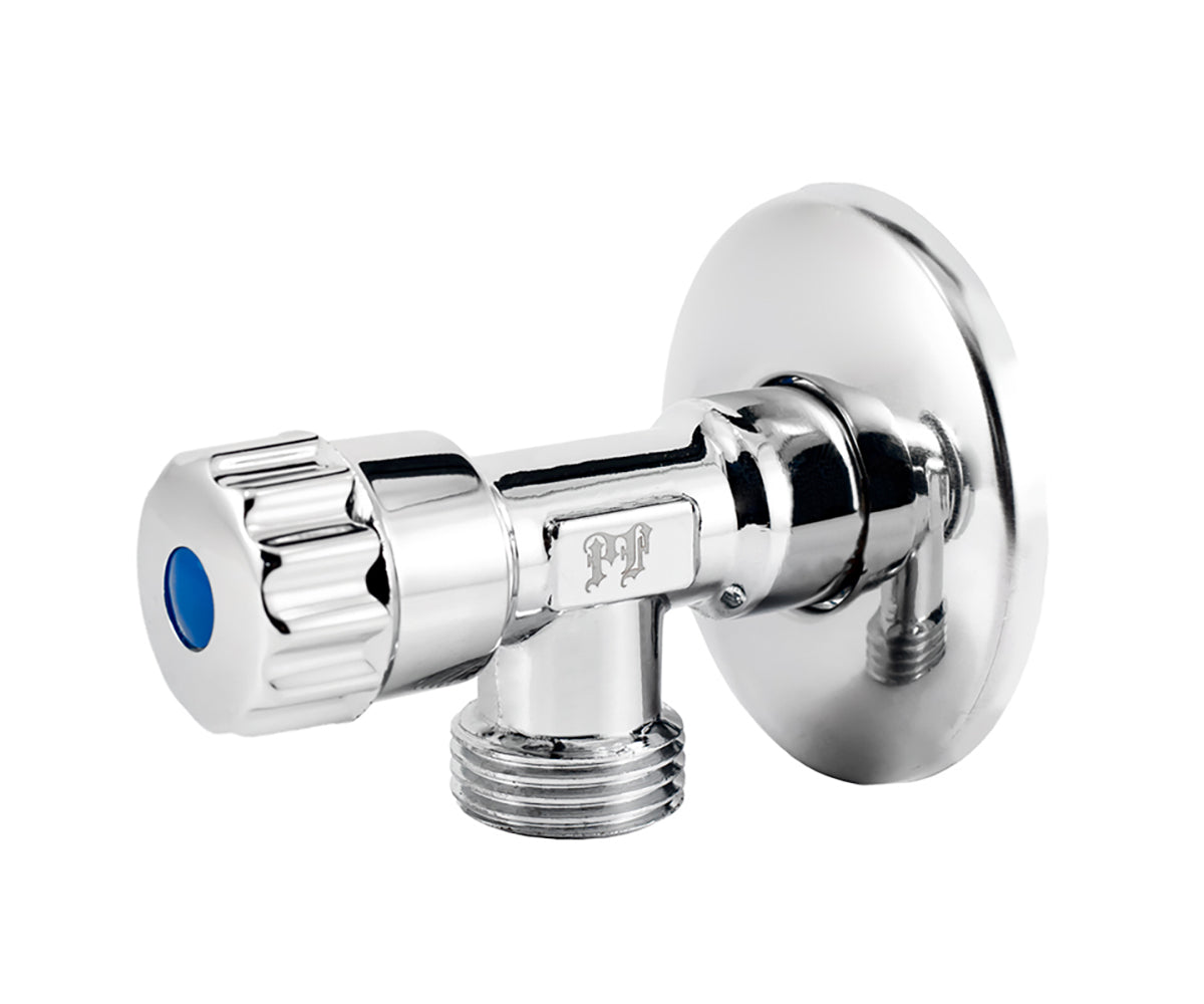 Angle valve, chrome-plated — view 1