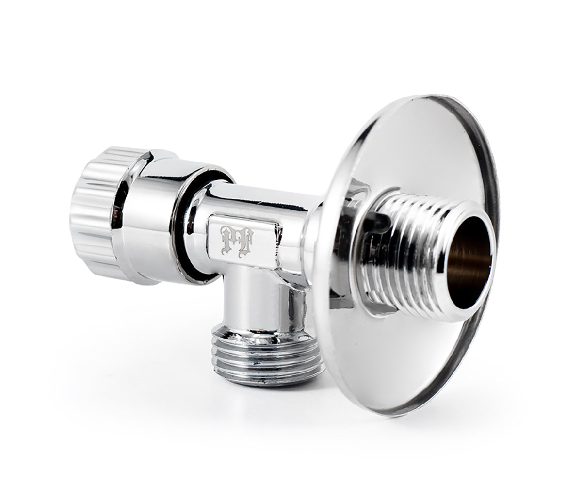Angle valve, chrome-plated — view 3