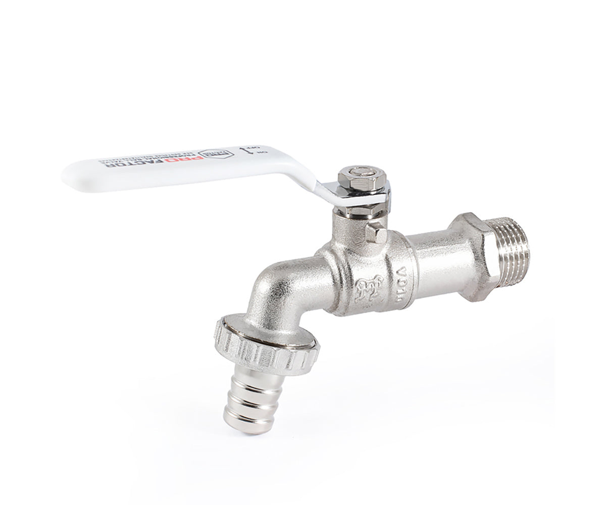 Water draw-off ball valve, lever handle — view 1