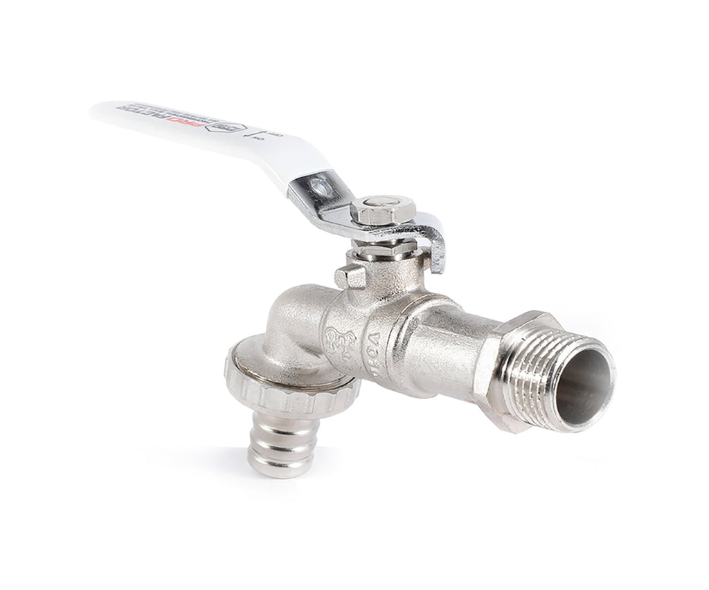 Water draw-off ball valve, lever handle — view 3