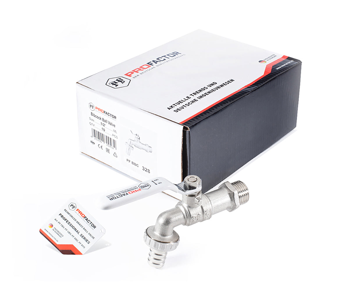 Water draw-off ball valve, lever handle — view 6