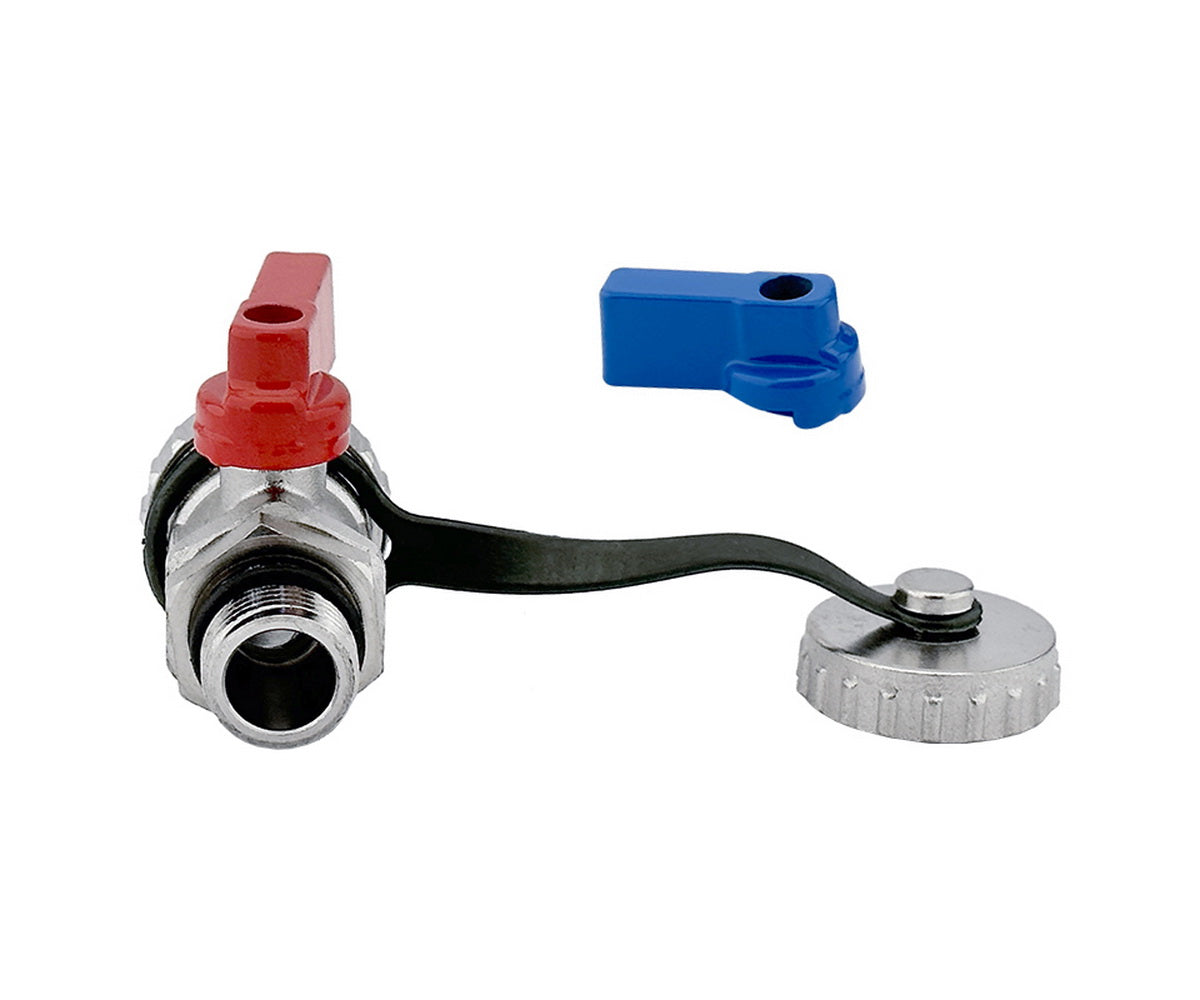 Drain ball valve with hose nozzle and cap — PF BBC 399.10, view 4