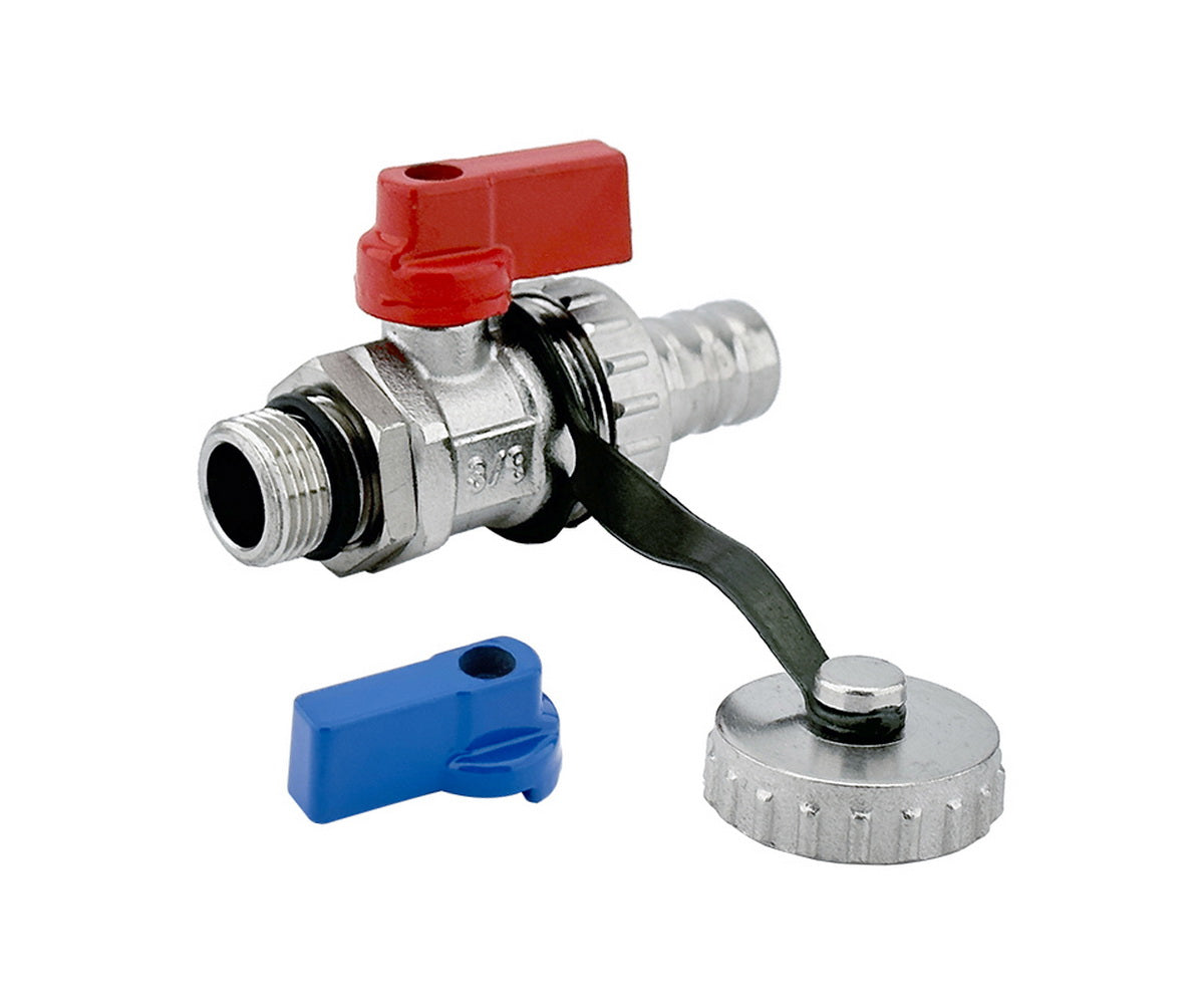 Drain ball valve with hose nozzle and cap — PF BBC 399.10, view 5