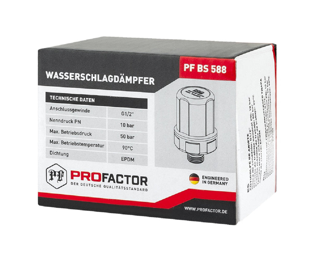 Water hammer arrestor — PF_BS_588_5
