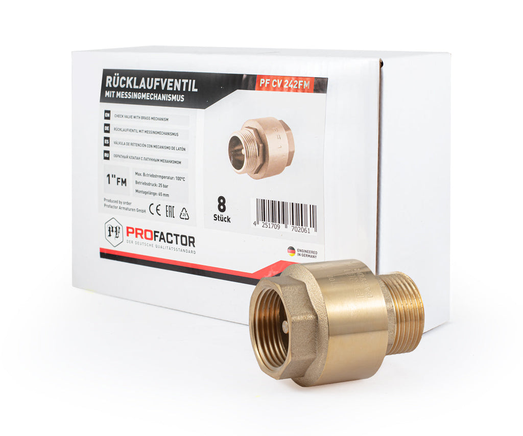 Spring-loaded axial check valve, F/M, for pumps — PF CV 242FM, ракурс 7