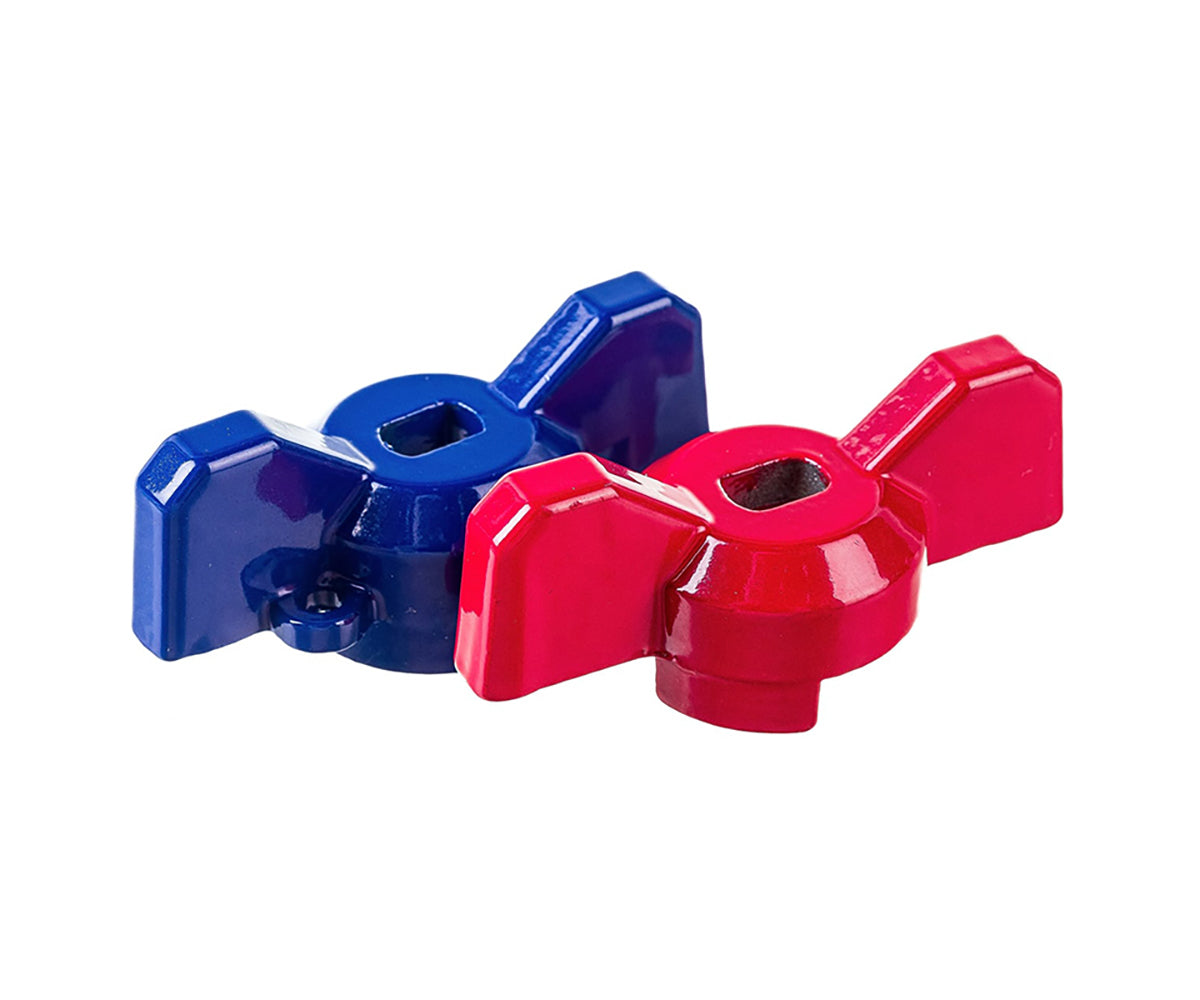 Handle for ball valve, butterfly, pair — view 1