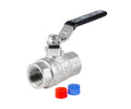 Ball valve «STRONG», F/F, lever handle — DN 15 / ½", view 1