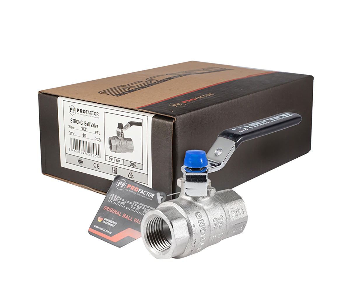 Ball valve «STRONG», F/F, lever handle — DN 15 / ½", view 9