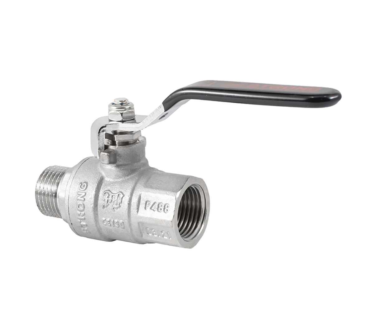 Ball valve «STRONG», F/M, lever handle — DN 15 / ½", view 3