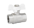 Ball valve «STANDARD», F/F, butterfly handle — DN 15 / ½", view 1