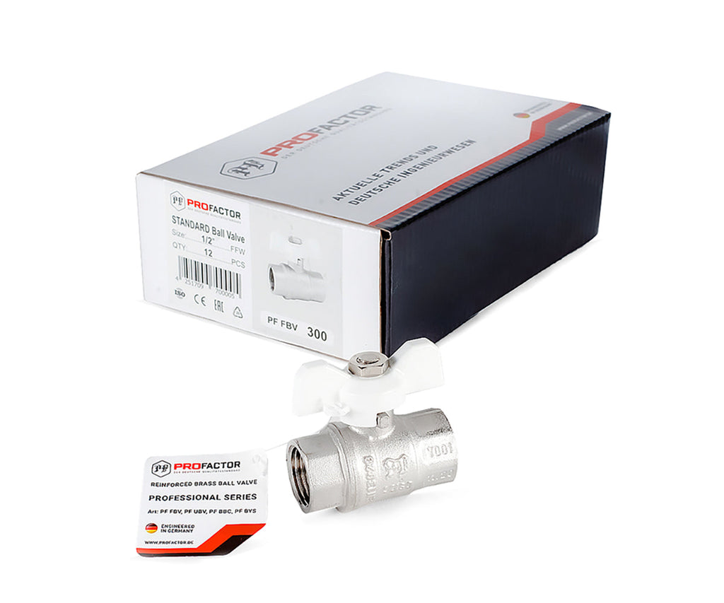 Ball valve «STANDARD», F/F, butterfly handle — DN 15 / ½", view 6
