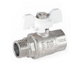 Ball valve «STANDARD», F/M, butterfly handle — DN 15 / ½", view 1
