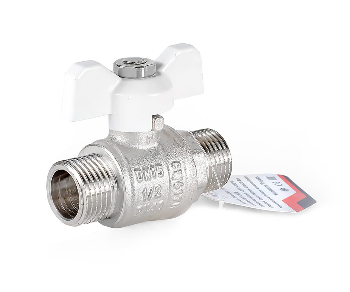 Ball valve «STANDARD», M/M, butterfly handle — DN 15 / ½", view 2