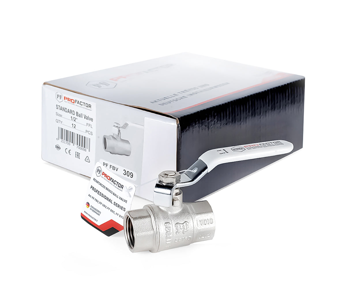 Ball valve «STANDARD», F/F, lever handle — DN 15 / ½", view 6
