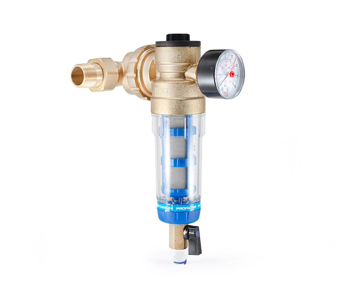 TWIST TO CLEAN filter with pressure gauge — view 3