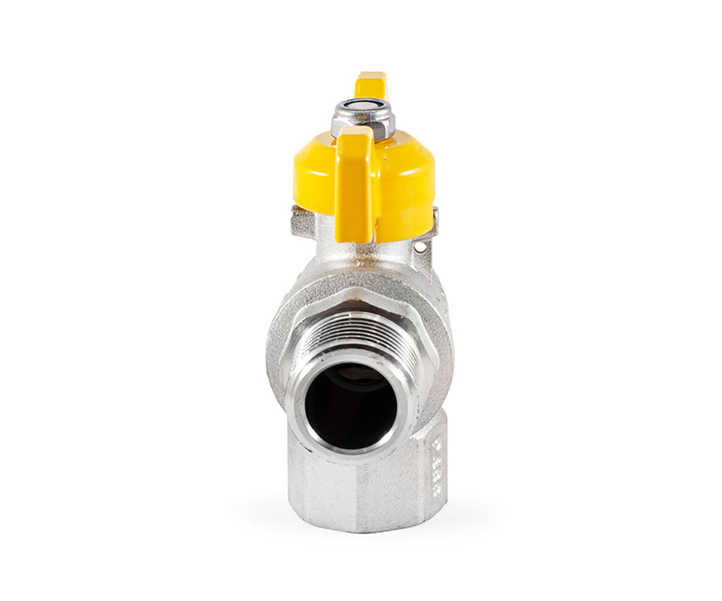 Angle Gas ball valve, F/M, butterfly handle — view 7