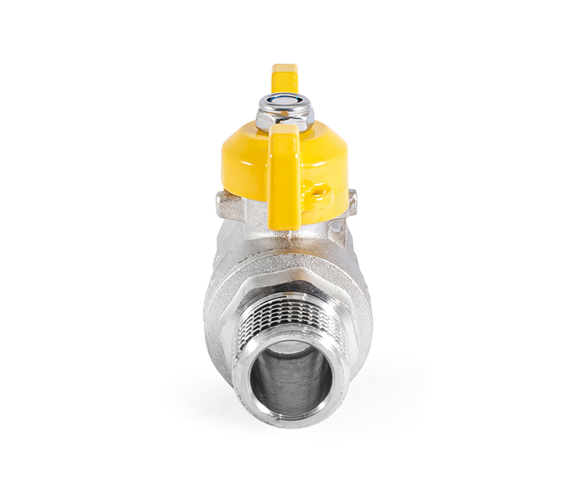 Gas ball valve, F/M, butterfly handle — view 6