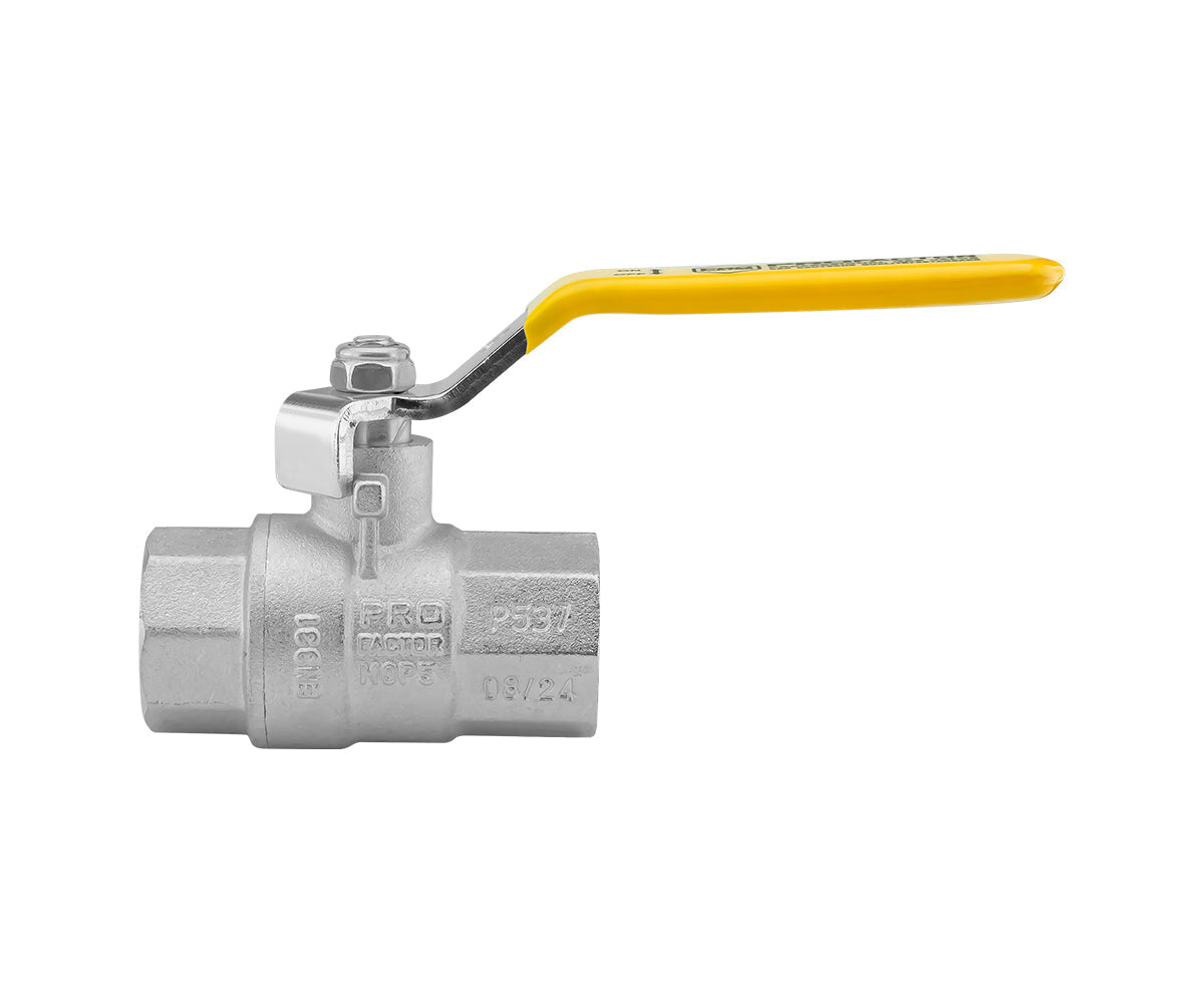 Gas ball valve, F/F, lever handle — view 3