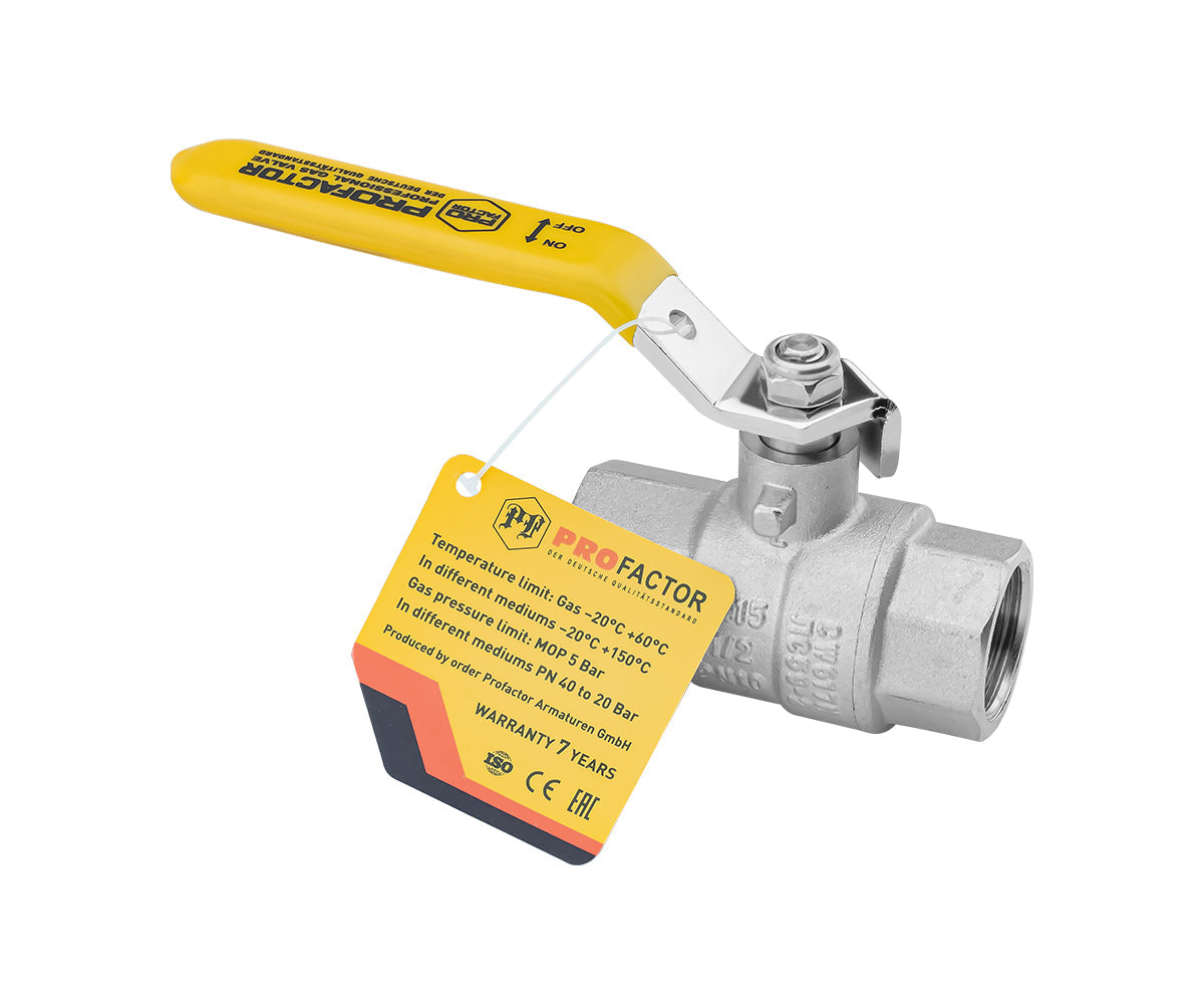 Gas ball valve, F/F, lever handle — view 5