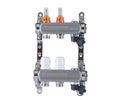 Manifold group with flow meters, thermostatic valves, drain valves and air vents — PF MB 806.2