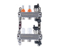 Stainless-steel manifold group with thermostatic valves and flow meters — PF MB 807.2