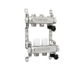 Manifold group with preset and thermostatic valves, drain valves and air vents — PF MB 808.2