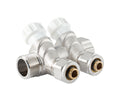 Manifold with regulating valves and compression fittings, F/M — PF MVP 268.2C