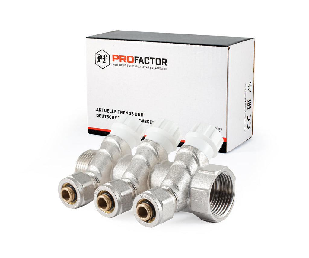 Manifold with regulating valves and compression fittings, F/M — PF MVP 269.3C, ракурс 10