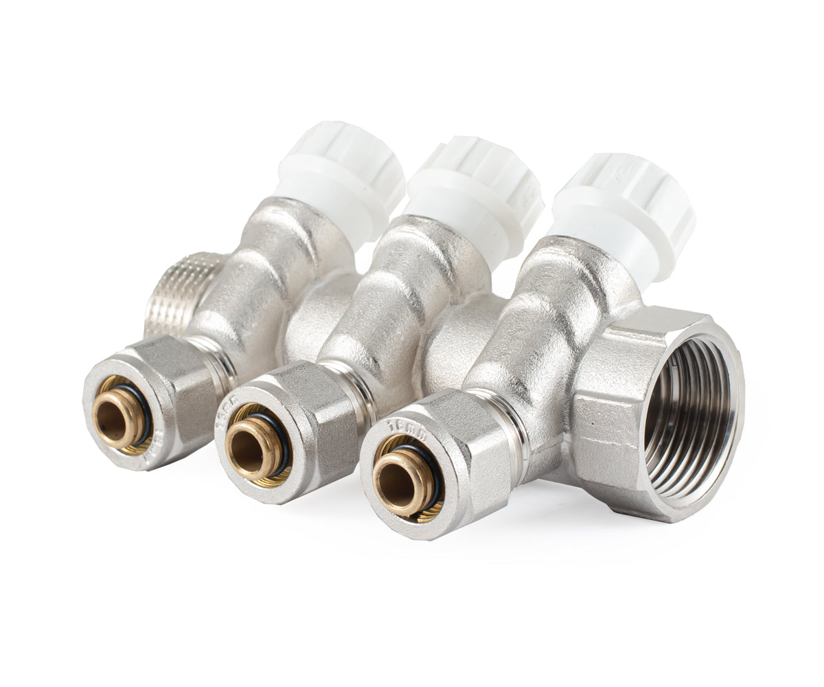 Manifold with regulating valves and compression fittings, F/M — PF MVP 269.3C, ракурс 3