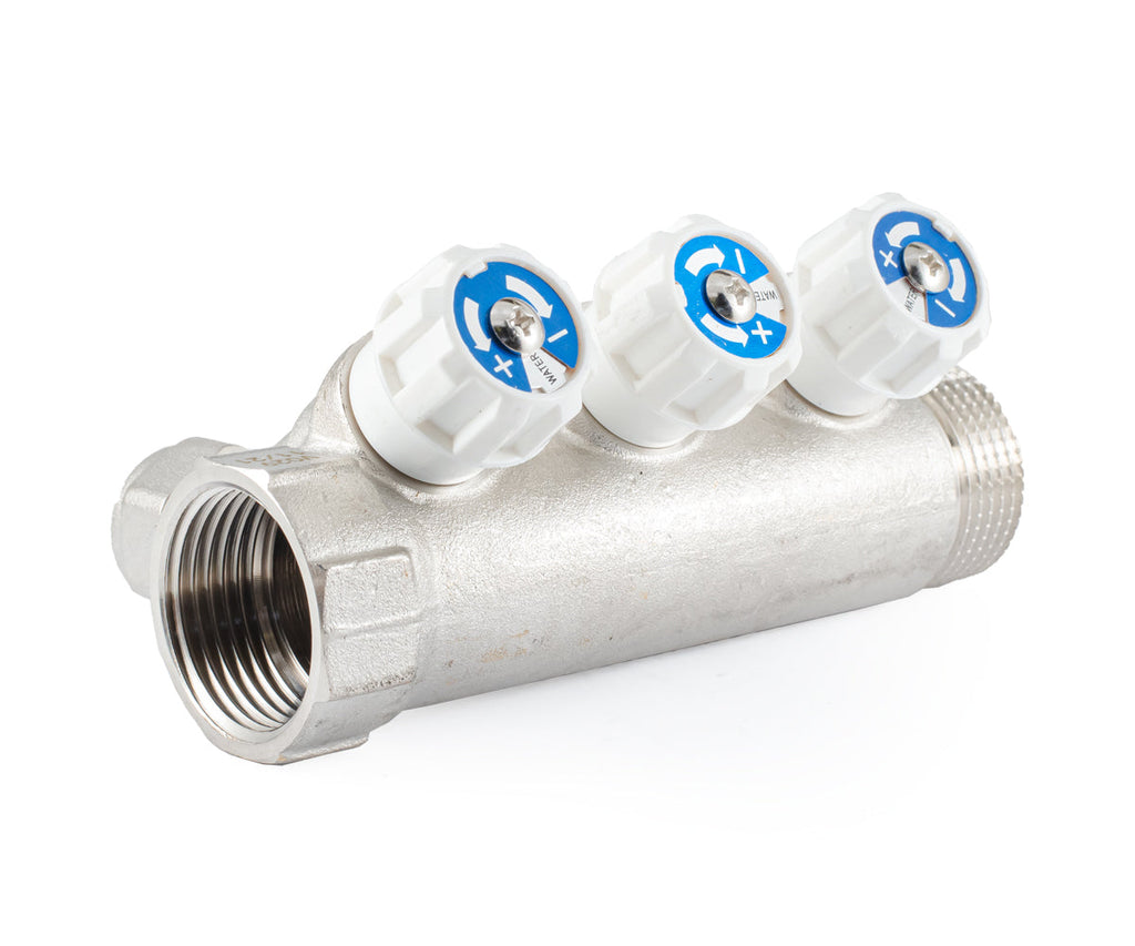 Manifold with regulating valves and compression fittings, F/M — PF MVP 269.3C, ракурс 5
