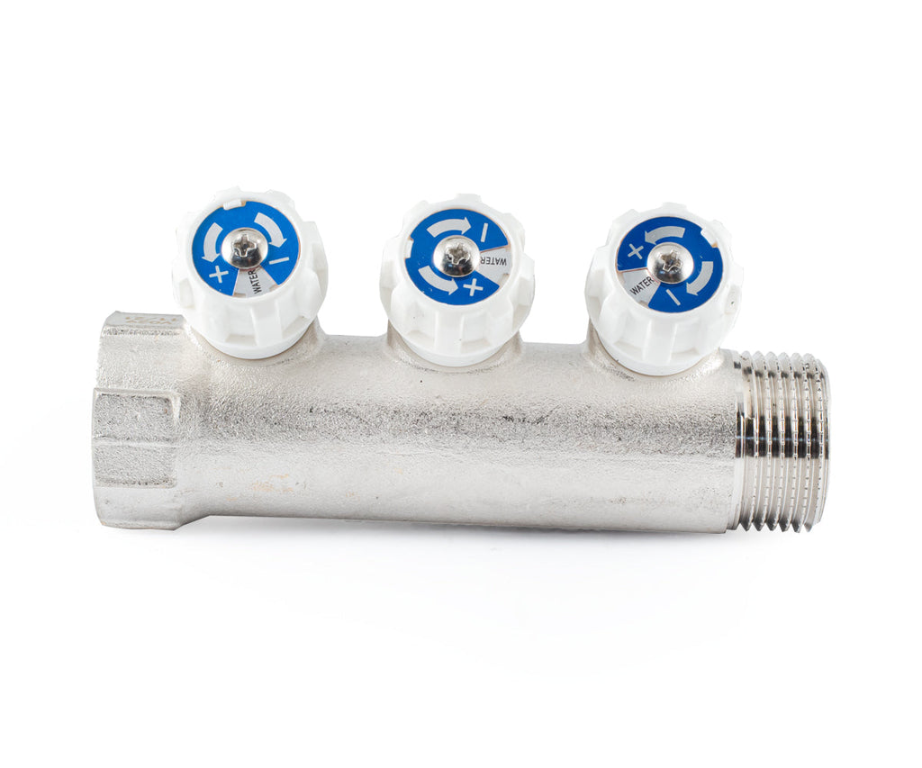 Manifold with regulating valves and compression fittings, F/M — PF MVP 269.3C, ракурс 6