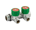 Chrome-plated manifold with regulating valves and outlets for flat gasket, F/M — PF MV 275.2