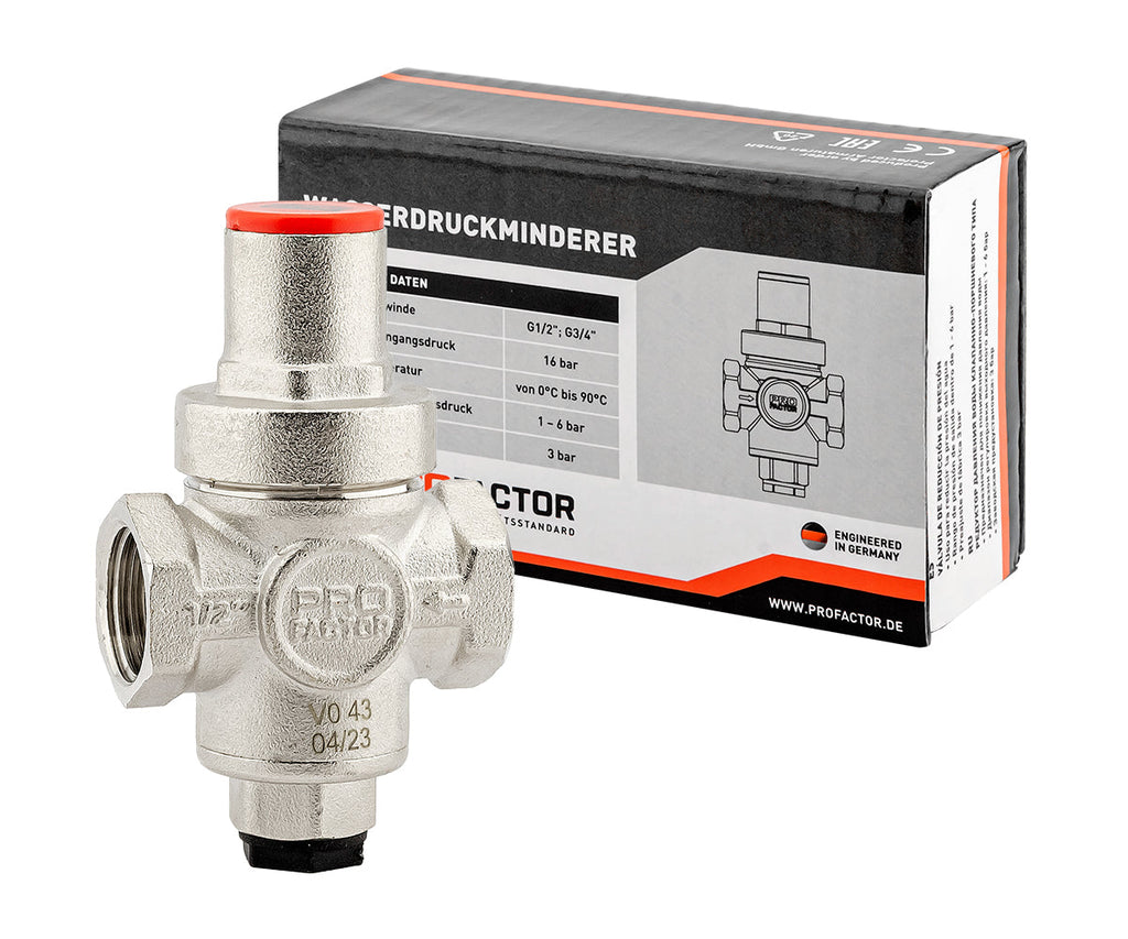 Piston pressure reducing valve with connection for pressure gauge — PF PRV 251.15, ракурс 9