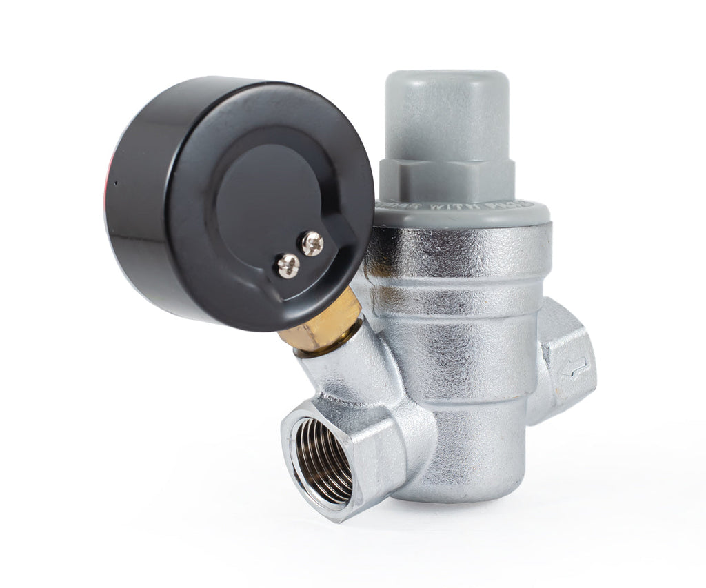 Diaphragm pressure reducing valve with 1/4" pressure gauge — PF PRV 253G, ракурс 5