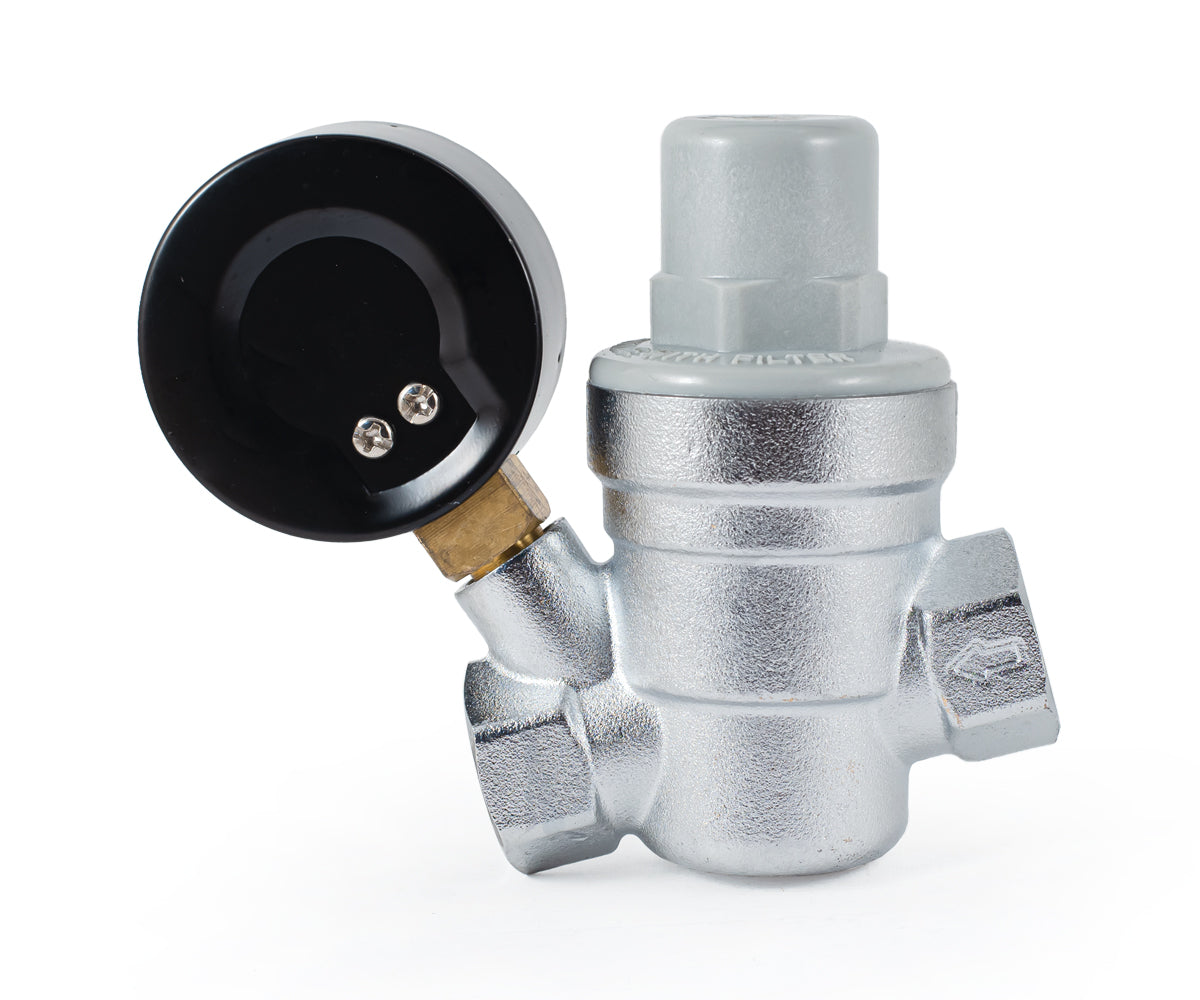 Diaphragm pressure reducing valve with 1/4" pressure gauge — PF PRV 253G, ракурс 6