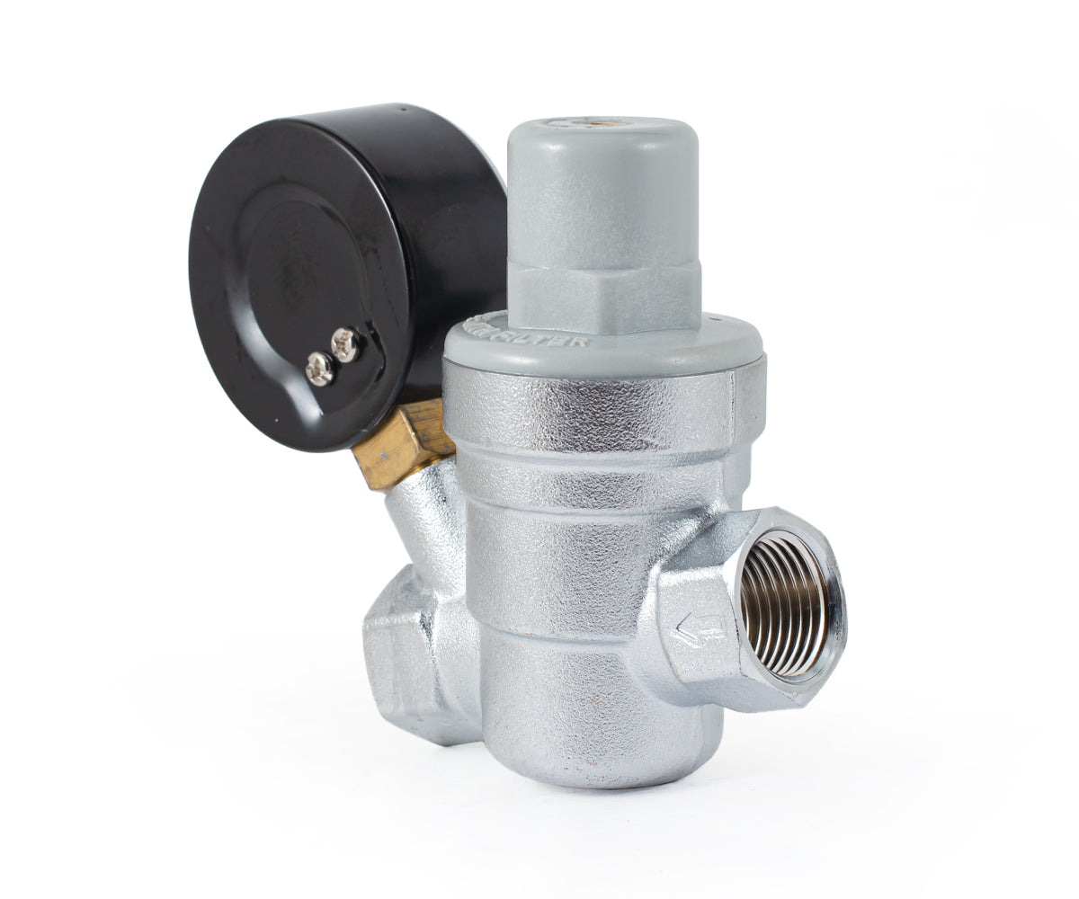 Diaphragm pressure reducing valve with 1/4" pressure gauge — PF PRV 253G, ракурс 7