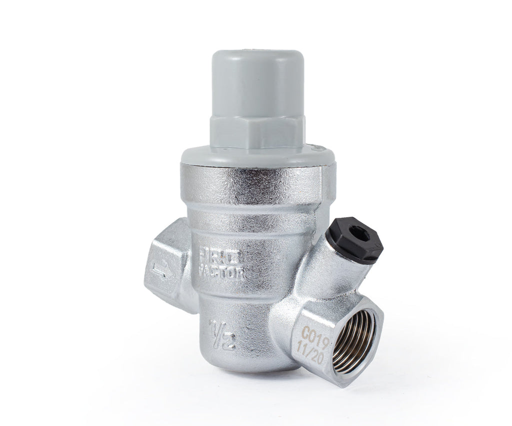 Diaphragm pressure reducing valve with 1/4" gauge port — PF PRV 253, ракурс 3