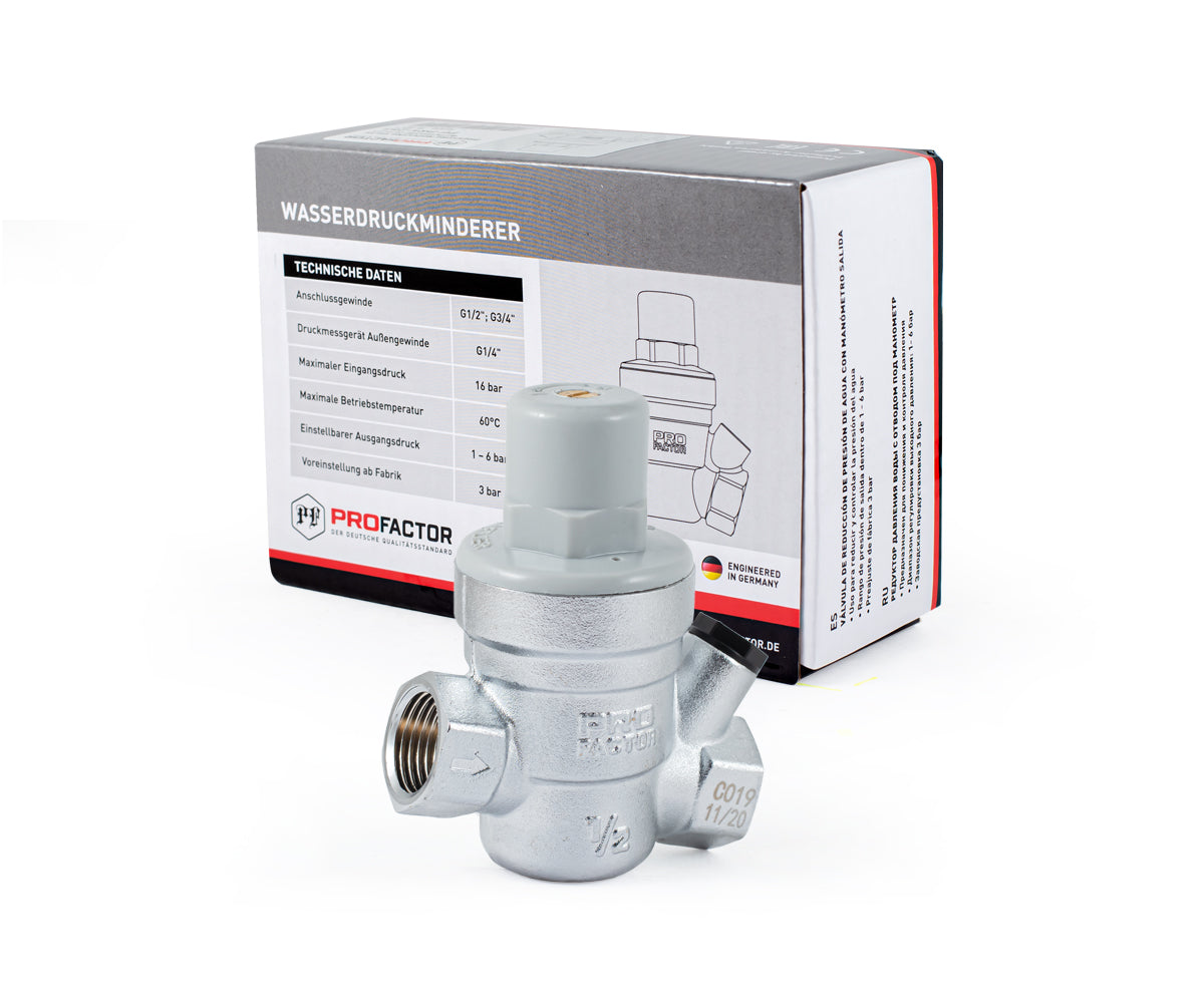 Diaphragm pressure reducing valve with 1/4" gauge port — PF PRV 253, ракурс 9