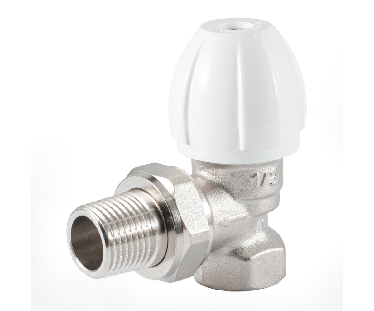 Radiator regulating valve, angle, seat-type shut-off — view 1
