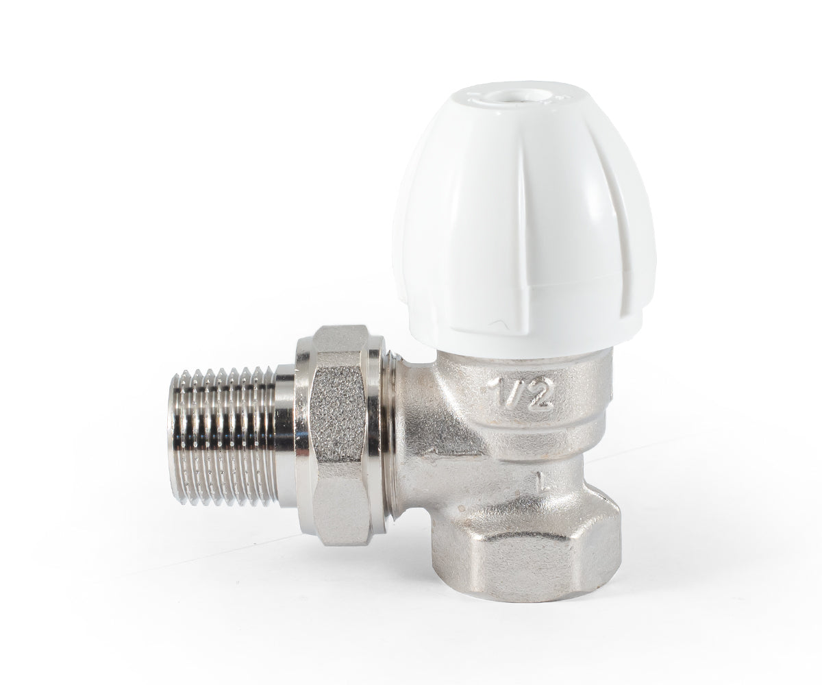 Radiator regulating valve, angle, seat-type shut-off — view 2
