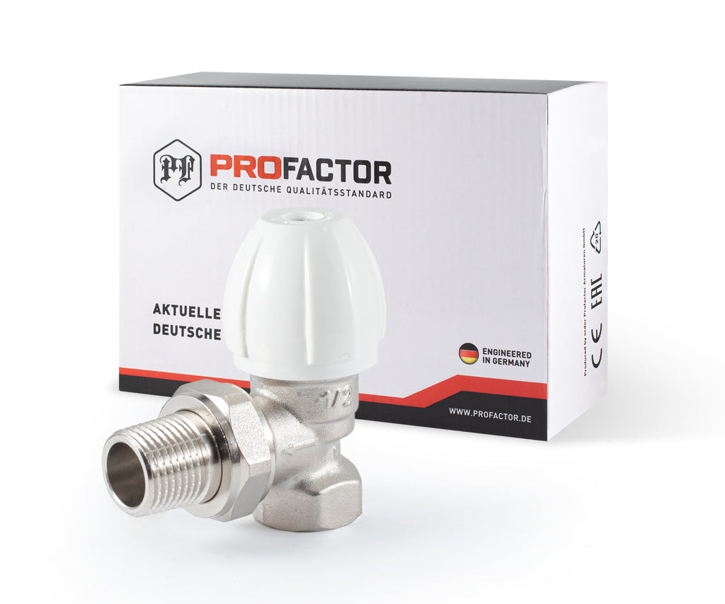 Radiator regulating valve, angle, seat-type shut-off — view 8