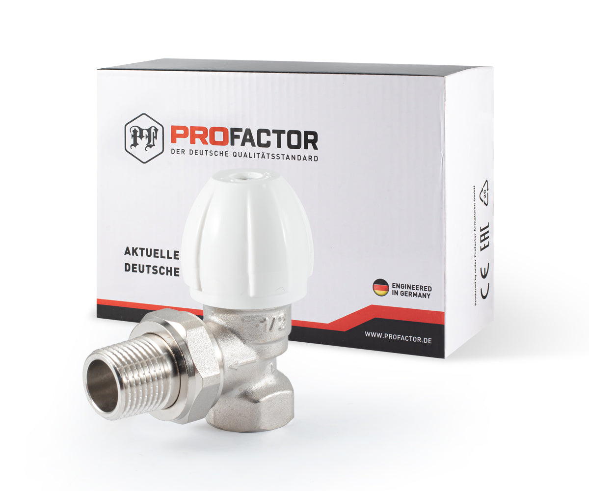 Radiator regulating valve, angle, seat-type shut-off — view 8